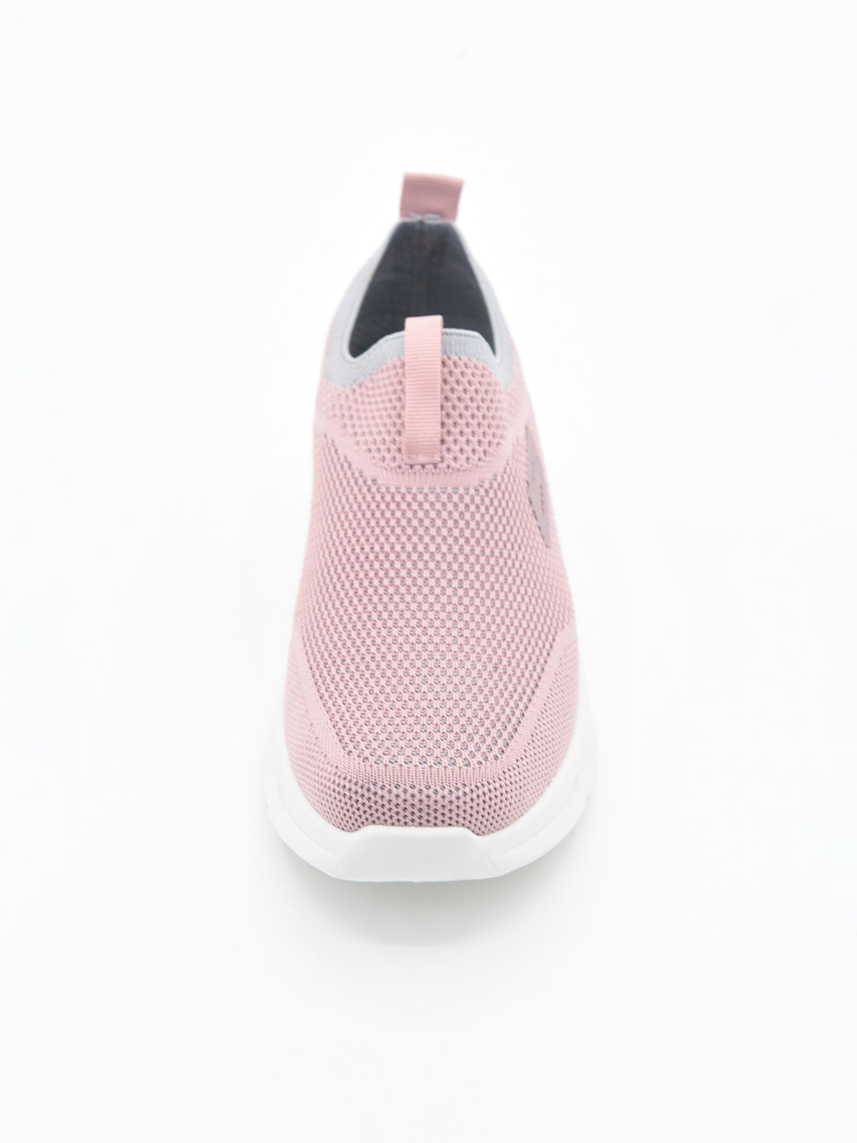 Zapatilla slip on rosa con suela ergonómica blanca